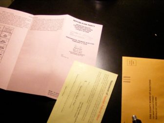 Absentee Ballot to vote by mail