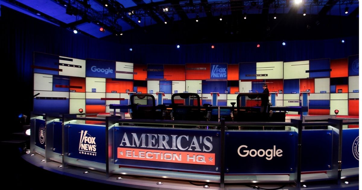 Presidential Election Debate Stage