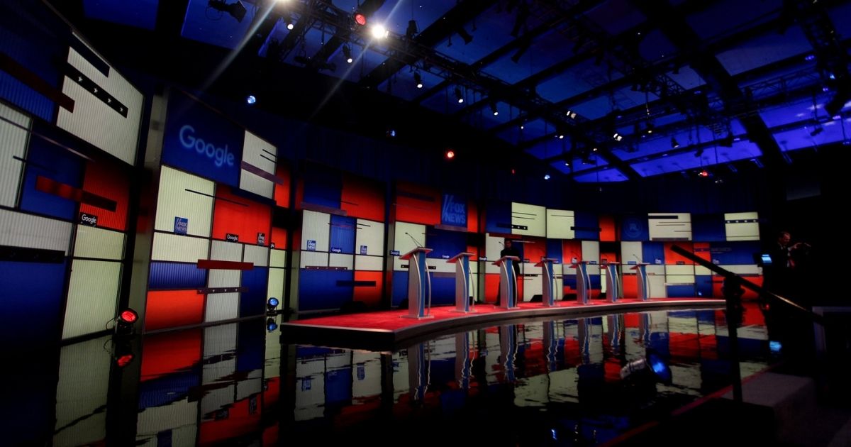 Empty Debate Stage