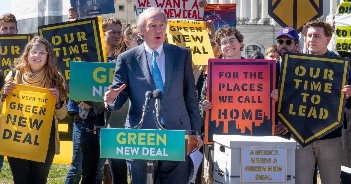 Green New Deal Rally in 2019