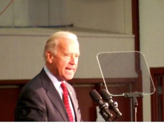 Joe Biden campaigning