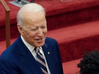 Democratic presidential nominee Joe Biden campaigning