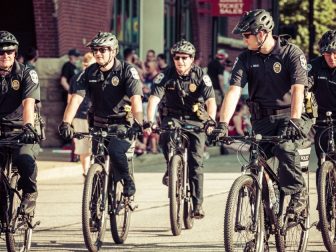Louisville Metro Police on Bicycles