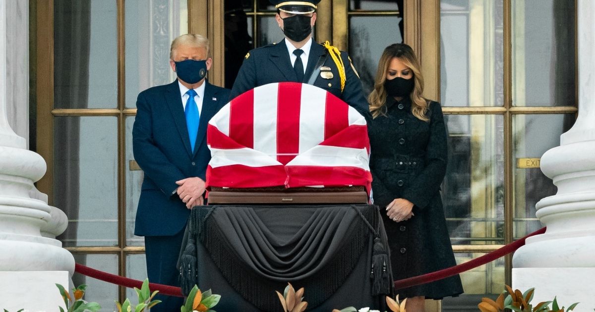 President Trump and the First Lady Pay Respects to Associate Justice Ruth Bader Ginsburg