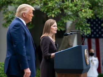 Judge Amy Coney Barrett delivers remarks after President Donald J. Trump announced her as his nominee for Associate Justice of the Supreme Court of the United States Saturday, Sept. 26, 2020, in the Rose Garden of the White House. (Official White House Photo by Andrea Hanks)