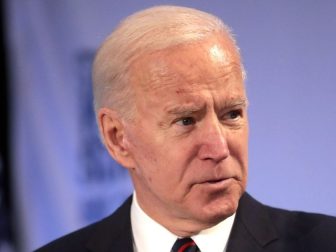 Former Vice President of the United States Joe Biden speaking with attendees at the 2020 Iowa State Education Association (ISEA) Legislative Conference at the Sheraton West Des Moines Hotel in West Des Moines, Iowa.