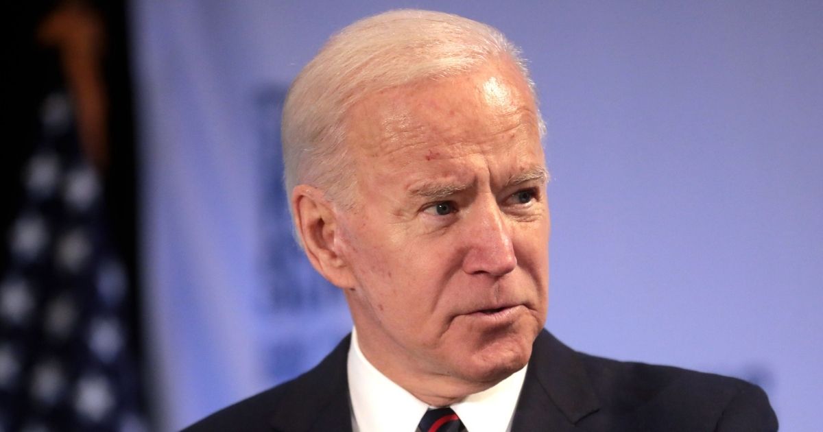 Former Vice President of the United States Joe Biden speaking with attendees at the 2020 Iowa State Education Association (ISEA) Legislative Conference at the Sheraton West Des Moines Hotel in West Des Moines, Iowa.