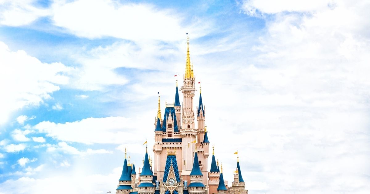 Disney castle in Magic Kingdom