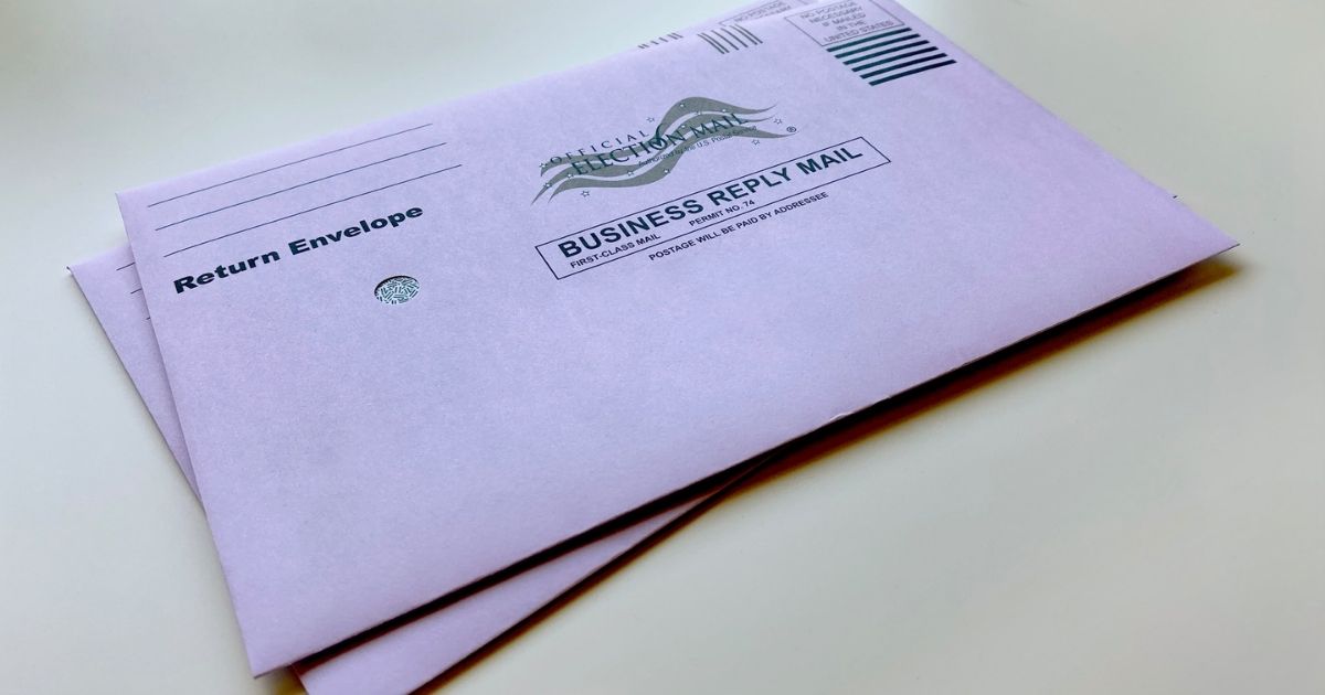 Election mail return envelopes