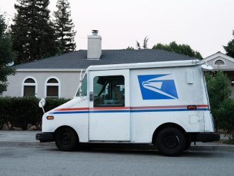 USPS mail truck