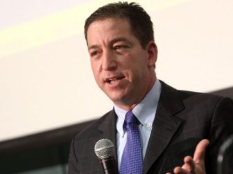 Glenn Greenwald speaking at the Young Americans for Liberty's Civil Liberties tour at the University of Arizona in Tucson, Arizona.