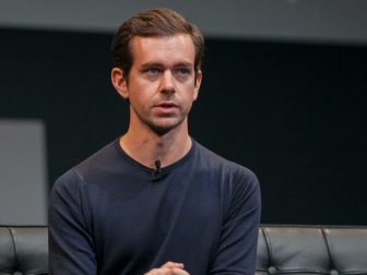 Jack Dorsey sitting on a couch