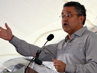 Jeffrey Toobin speaking at the National Book Festival.