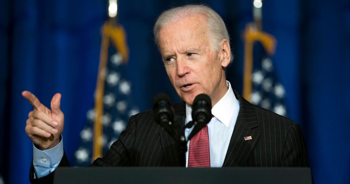 Vice President Joe Biden addresses National Defense University at Fort McNair in Washington, , D.C. April 9, 2015. Biden spoke at NDU about US military successes defeating ISIS. (DoD News photo by EJ Hersom)