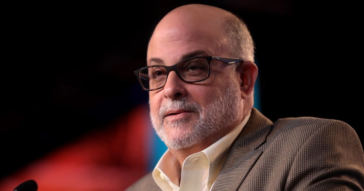 Mark Levin speaking with attendees at the 2018 Student Action Summit hosted by Turning Point USA at the Palm Beach County Convention Center in West Palm Beach, Florida.