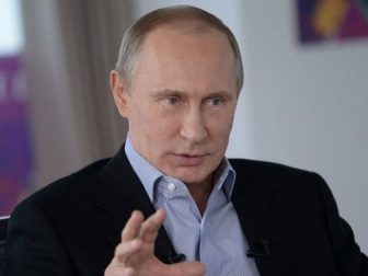 Close-up of Vladamir Putin