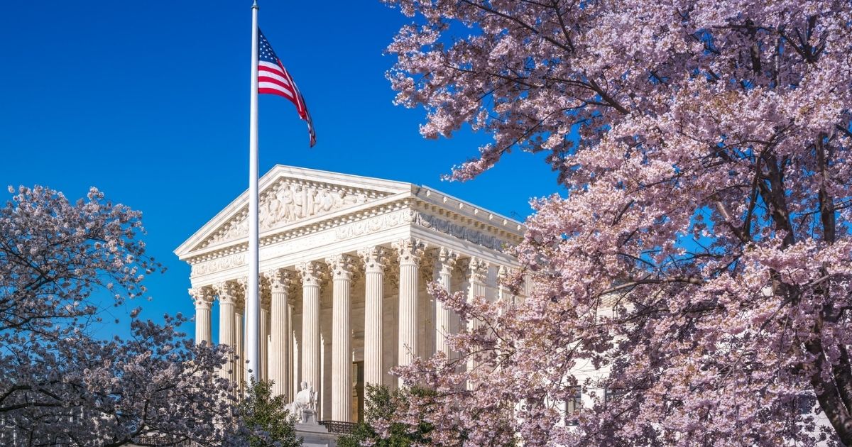 SCOTUS Surrounded by Blossoms