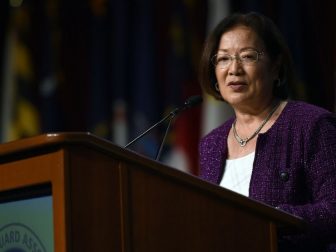 U.S. Sen. Mazie Hirono of Hawaii addresses the National Guard Association of the United States 138th General Conference, Baltimore, Md., Sept. 11, 2016. (U.S. Army National Guard photo by Sgt. 1st Class Jim Greenhill)