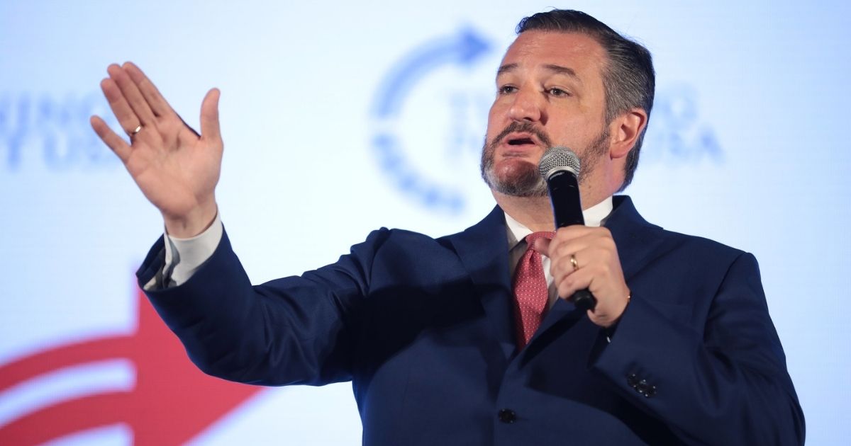 U.S. Senator Ted Cruz speaking with attendees at the 2019 Teen Student Action Summit hosted by Turning Point USA at the Marriott Marquis in Washington, D.C.