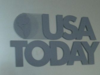 USA Today plaque