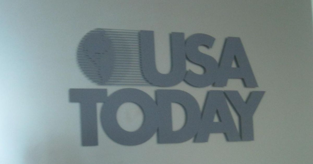 USA Today plaque