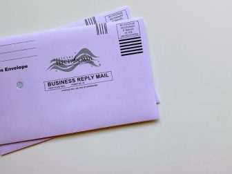 Official election return envelope