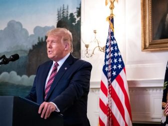 President Donald J. Trump delivers remarks on judicial appointments Wednesday, Sept. 9, 2020, in the Diplomatic Reception Room of the White House. (Official White House Photo by Tia Dufour)