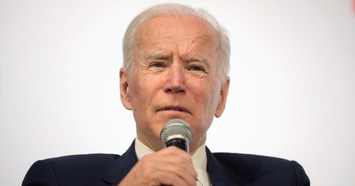 Former Vice President of the United States Joe Biden speaking with attendees at the Moving America Forward Forum hosted by United for Infrastructure at the Student Union at the University of Nevada, Las Vegas in Las Vegas, Nevada.