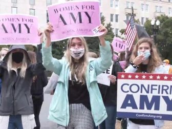 Jenny Beth Martin, the national coordinator and co-founder of the Tea Party Patriots, helped organize a rally Monday in support of the nomination of Judge Amy Coney Barrett to the U.S. Supreme Court.