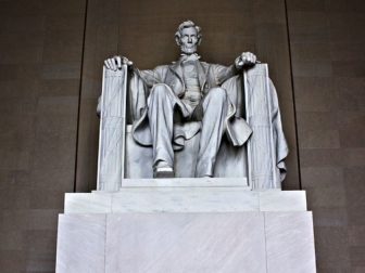 The Abraham Lincoln Memorial in Washington D.C.