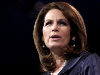 Congresswoman Michele Bachmann of Minnesota speaking at the 2013 Conservative Political Action Conference (CPAC) in National Harbor, Maryland.