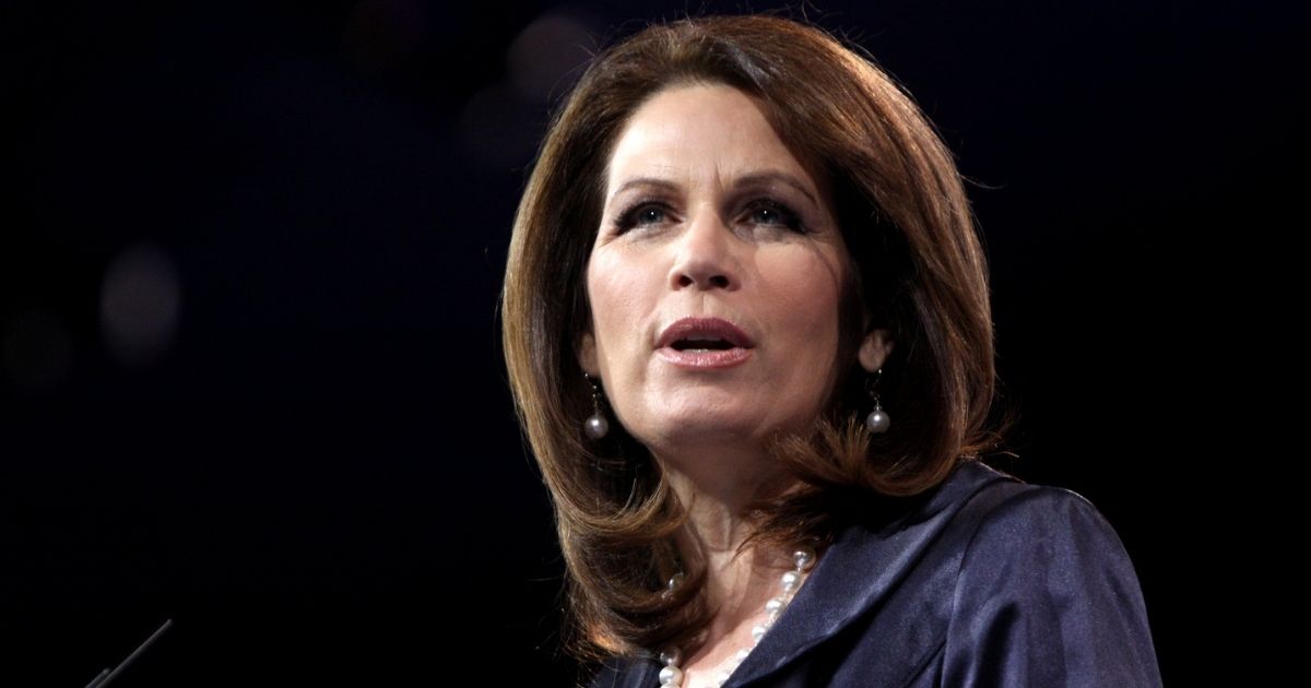 Congresswoman Michele Bachmann of Minnesota speaking at the 2013 Conservative Political Action Conference (CPAC) in National Harbor, Maryland.