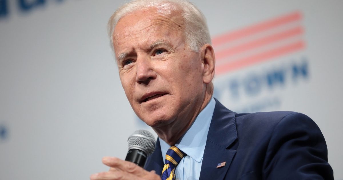 Former Vice President of the United States Joe Biden speaking with attendees at the Presidential Gun Sense Forum hosted by Everytown for Gun Safety and Moms Demand Action at the Iowa Events Center in Des Moines, Iowa.