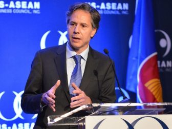 Deputy Secretary Antony Blinken delivers remarks on U.S. policy in Southeast Asia at the U.S.-ASEAN Business Council Annual Gala in Washington, D.C., on June 15, 2015.