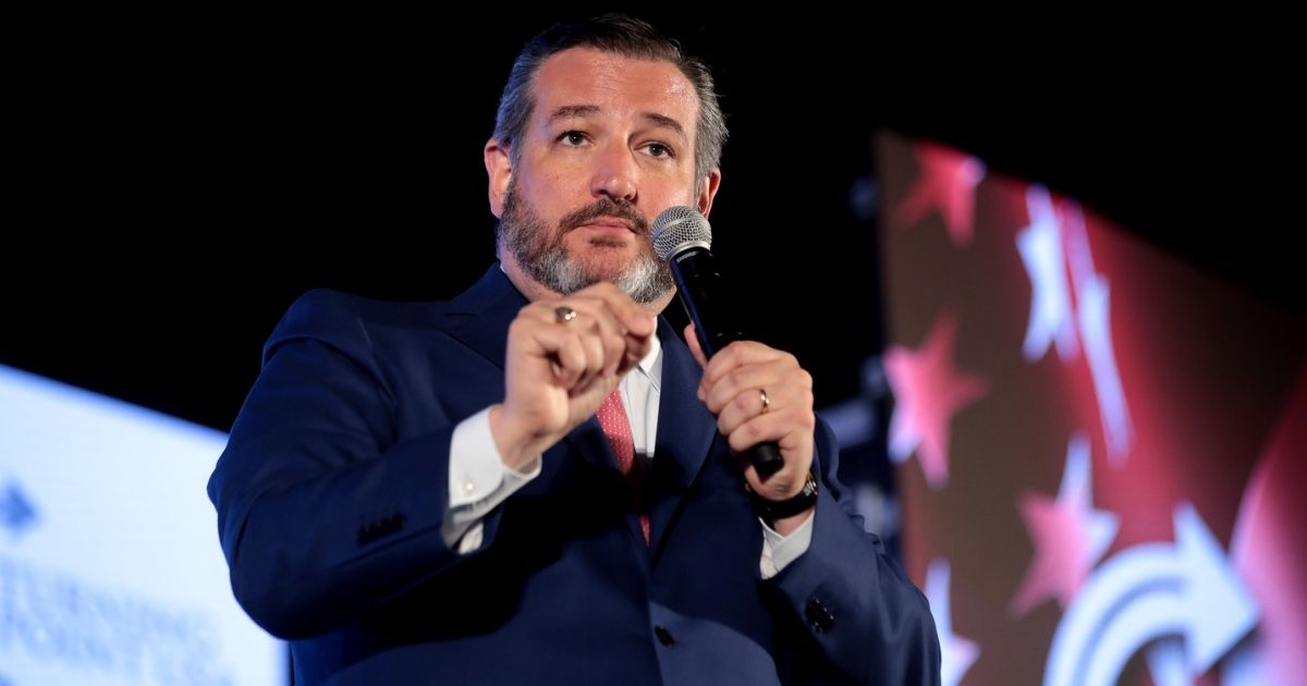 U.S. Senator Ted Cruz speaking with attendees at the 2019 Teen Student Action Summit hosted by Turning Point USA at the Marriott Marquis in Washington, D.C.