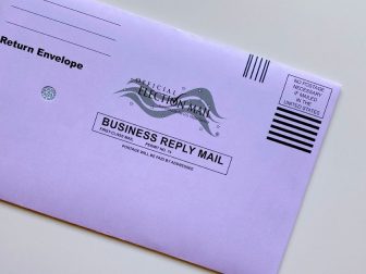 Election mail envelope