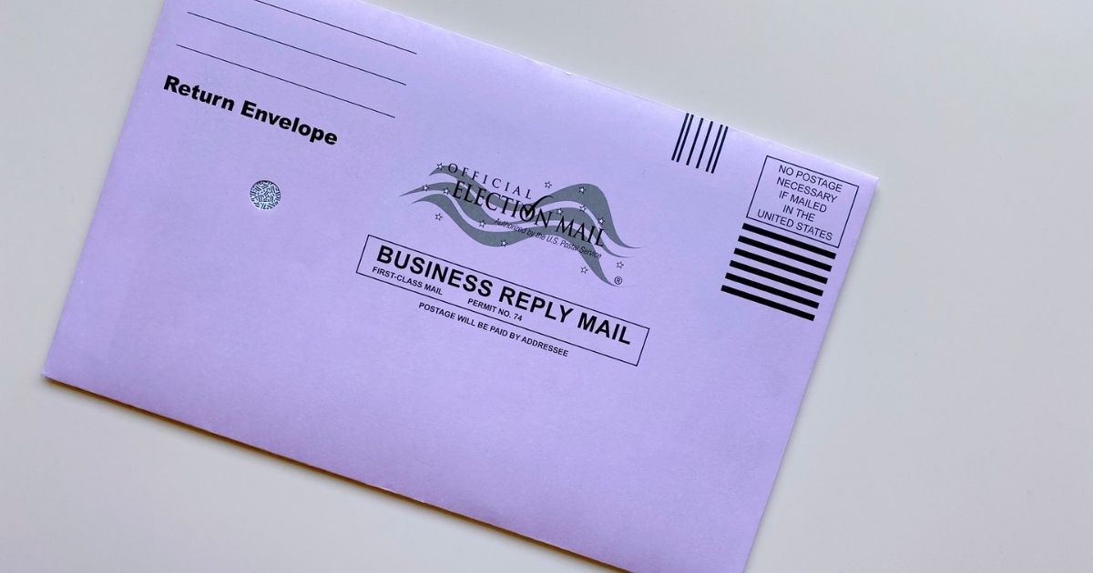 Election mail envelope