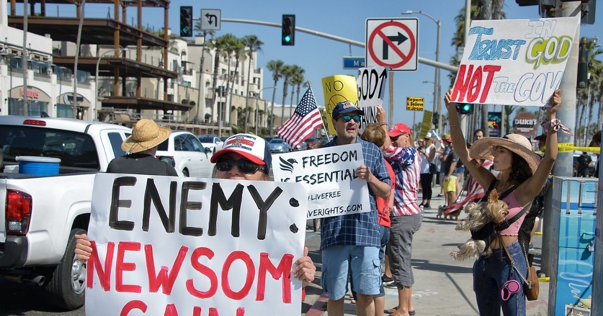 Huntington Beach Protest