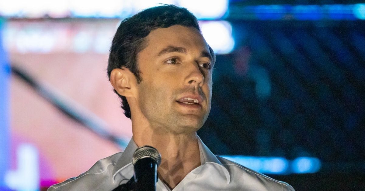 Jon Ossoff speaking at an event