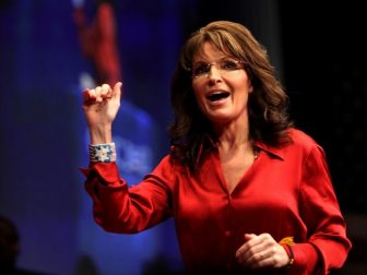 Former Governor Sarah Palin speaking at the 2012 CPAC in Washington, D.C.