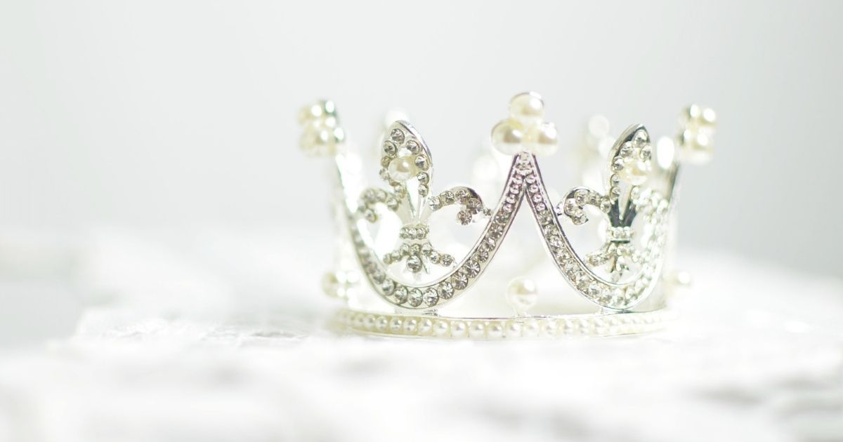 Close-up photograph of a tiara