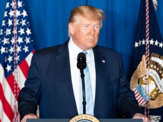 President Donald J. Trump delivers remarks during a press conference Friday, Jan. 3, 2020, at Mar-a-Lago in Palm Beach, Fla., following the U.S. airstrike in Iraq that resulted in the death of Iranian commander Qassim Soleimani. (Official White House Photo by Shealah Craighead)