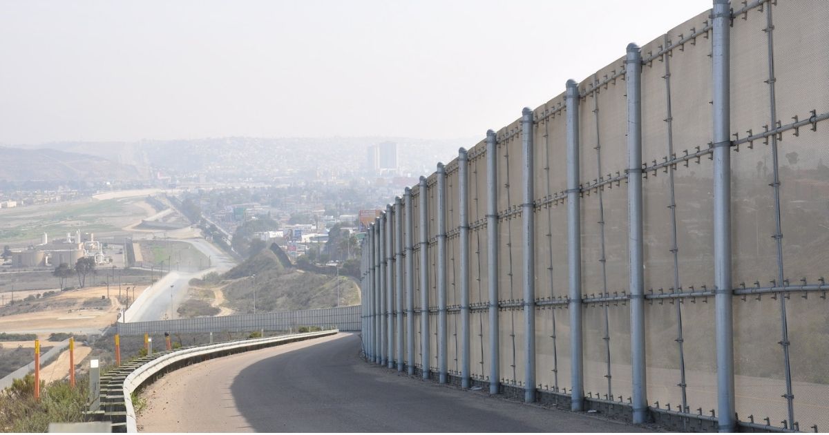 US Mexico Border - the secondary fence