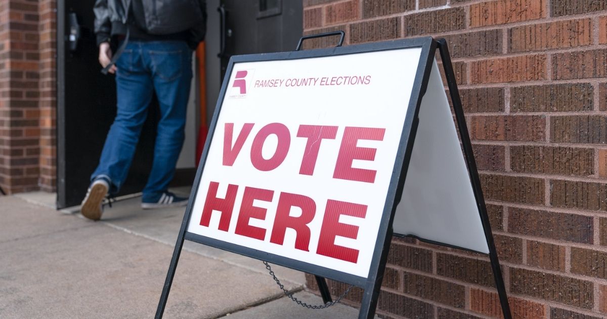 Primary voting in St Paul, Minnesota