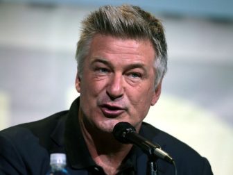 Alec Baldwin speaking at the 2016 San Diego Comic Con International, for "The Boss Baby", at the San Diego Convention Center in San Diego, California.