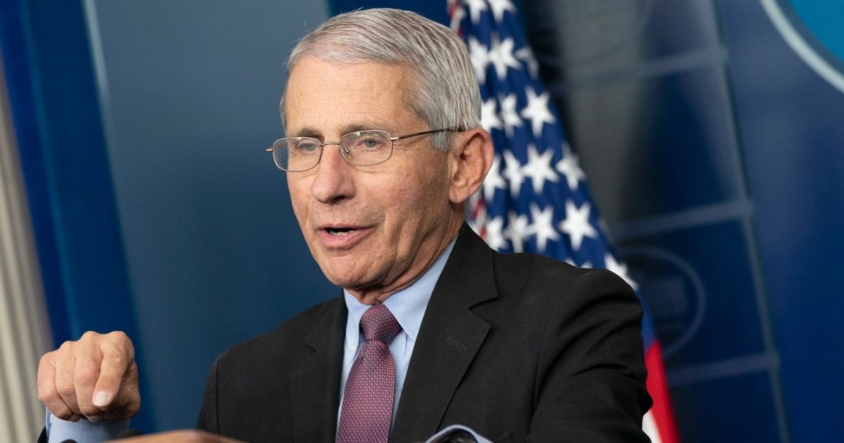 Director of the National Institute of Allergy and Infectious Diseases Dr. Anthony S. Fauci addresses his remarks and urges citizens to continue to follow the President’s coronavirus guidelines during a coronavirus (COVID-19) briefing Wednesday, April 22, 2020, in the James S. Brady White House Press Briefing Room of the White House. (Official White House Photo by Shealah Craighead)