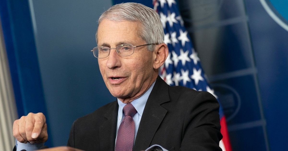 Director of the National Institute of Allergy and Infectious Diseases Dr. Anthony S. Fauci addresses his remarks and urges citizens to continue to follow the President’s coronavirus guidelines during a coronavirus (COVID-19) briefing Wednesday, April 22, 2020, in the James S. Brady White House Press Briefing Room of the White House. (Official White House Photo by Shealah Craighead)