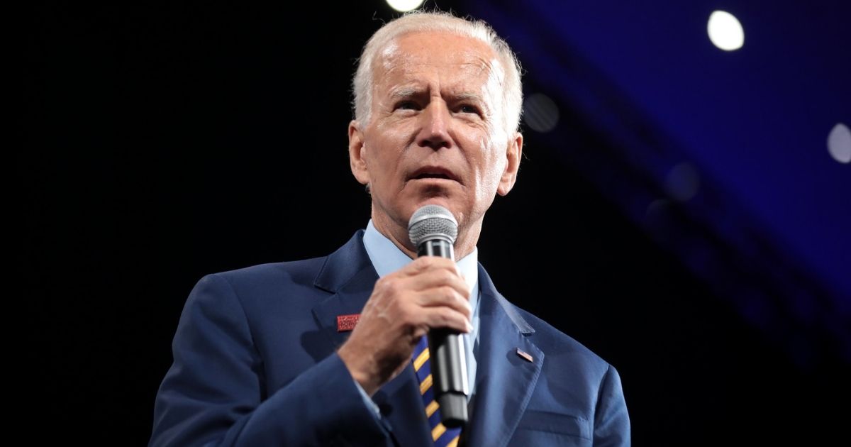 Former Vice President of the United States Joe Biden speaking with attendees at the Presidential Gun Sense Forum hosted by Everytown for Gun Safety and Moms Demand Action at the Iowa Events Center in Des Moines, Iowa.