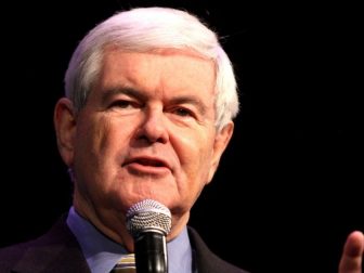 Speaker of the House Newt Gingrich speaking at the Western Republican Leadership Conference in Las Vegas, Nevada.