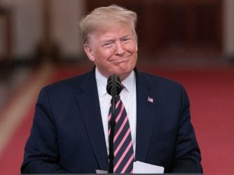 President Donald J. Trump addresses his remarks Thursday, Feb. 6, 2020 in the East Room of the White House, in response to being acquitted of two Impeachment charges. (Official White House Photo by Shealah Craighead)